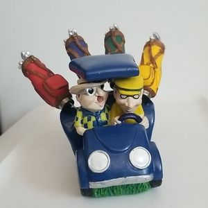 Golf bag cart spreader and holder